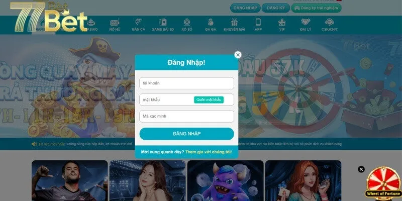 Đăng nhập 77bet và những lưu ý phải biết