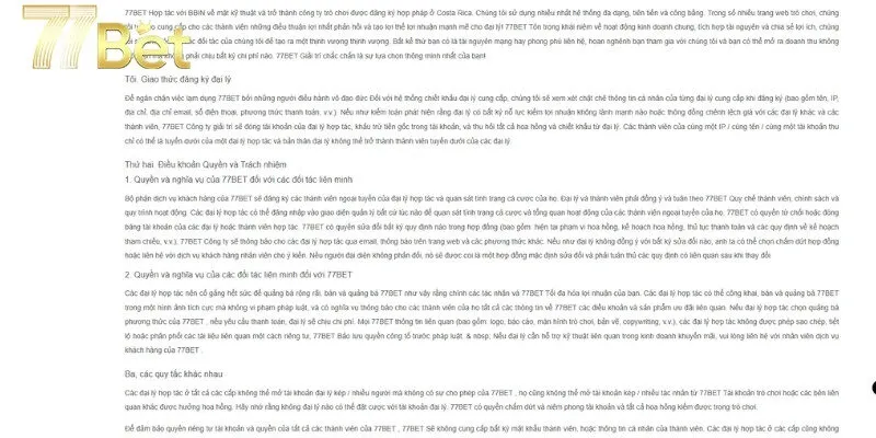 Lý do nên chọn làm đại lý 77bet